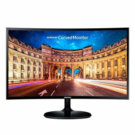Monitor Samsung LC24F390FHNXZA 23.5" Full HD Curvo 60Hz HDMI VGA - Preto