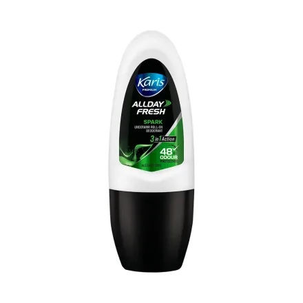 Desodorante Roll On Karis Naturals 3 En 1 Allday Fresh Spark 50ml