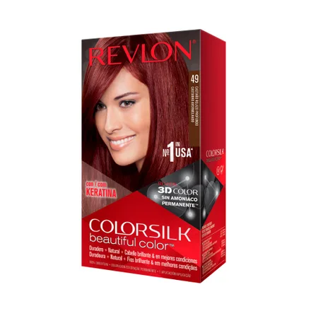 Cosmetico Revlon Color Silk 49 Castanho Avermelhado