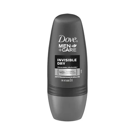 Desodorante Roll On Dove Men Plus Care Invisible Dry 48 50ml