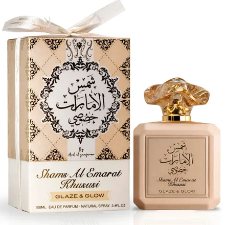 Perfume Ard Al Zaafaran Shams Emarat Khususi Glaze Glow Feminino 100ml