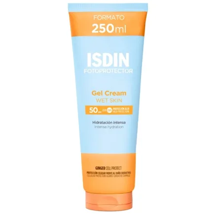 Protetor Solar Isdin Gel Cream Wet Skin Spf 50 250ml