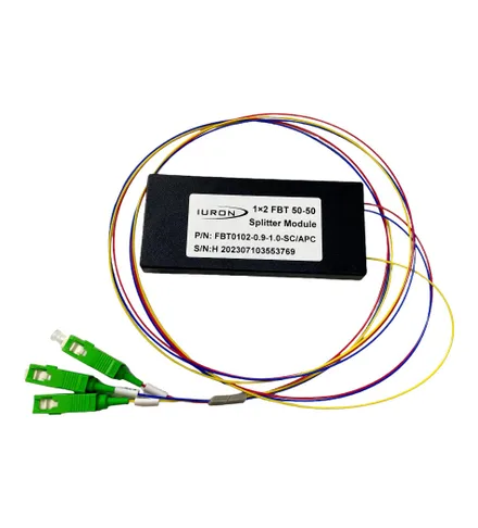 Splitter 1 2 Mm Sc Apc Fbt 50 Modulo Divisor