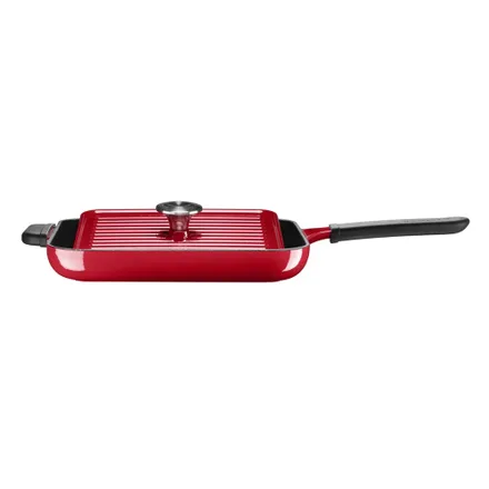 Frigideira KitchenAid KCI10GPER Com Prensa Para Panini – Vermelho