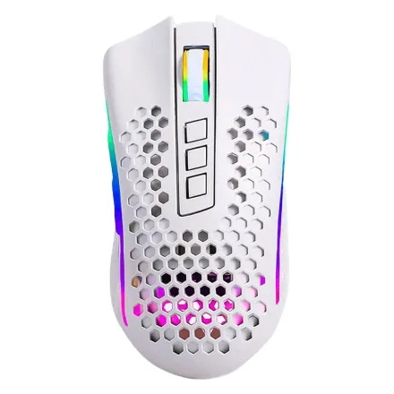 Mouse Gamer Redragon Storm Pro M988W-KS 16000 DPI Wireless USB - Branco