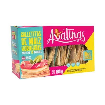 Galletitas Maiz Avatinas 180g