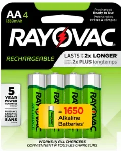Rayovac Pila X4 Recargable