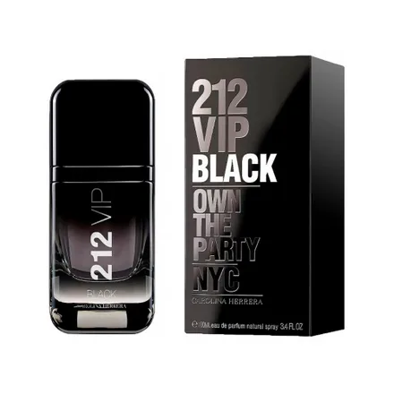 Perfume Masculino Carolina Herrera 212 Vip Black Edp 100ml