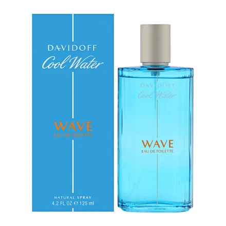 Perfume Davidoff Cool Water Wave Eau Toilette Masculino 125ml