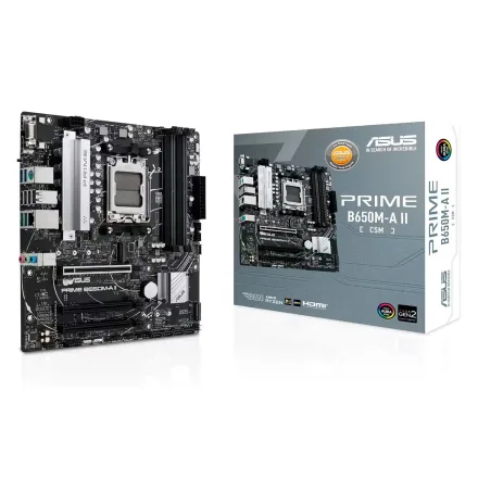 Placa Mae Prime Ii Csm Socket AM5 Chipset B650 Ddr 5 Atx