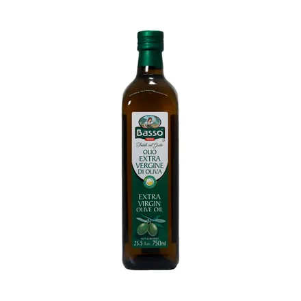 Aceite Oliva Basso Extra Virgen 750ml