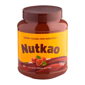 CREME DE AVELÃ NUTKAO TRADICIONAL POTE 1KG