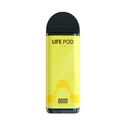 LIFE POD VAPER DESECHABLE ECO CARTRIDGE 8000PUFFS BANANA ICE