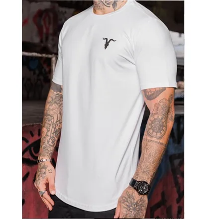 Remera Ignite Long IGNT 63003 Masculino - Blanco/Negro