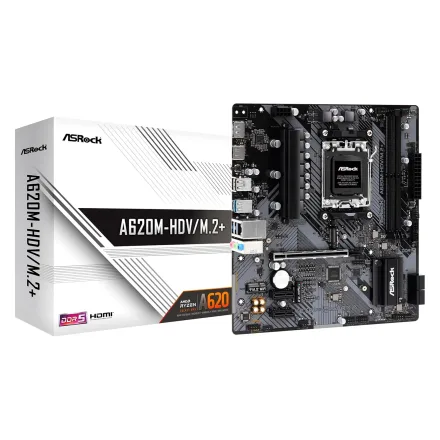 Placa Mae Asrock Hdv 2 Plus Socket SM5 Chipset A620 Atx