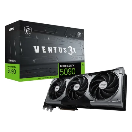 Placa Video Msi Ventus 3X Oc Geforce Rtx 5090 Gddr 7 912 V530 32GB