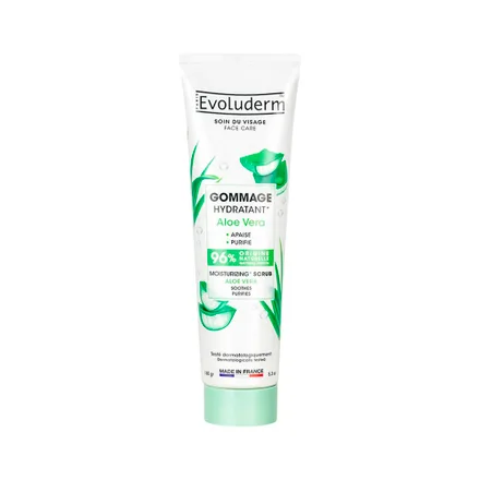 Exfoliante Facial Evoluderm Moisturizing Aloe Vera 150 Gr