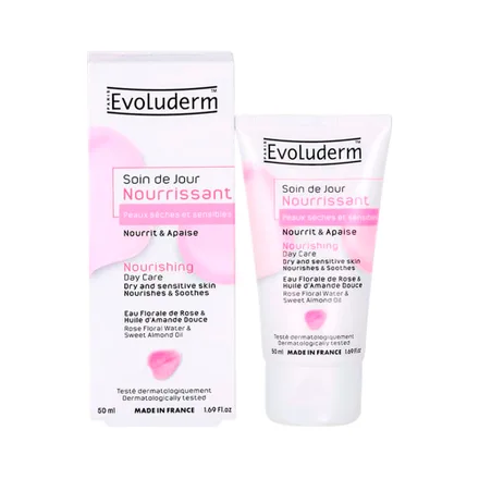 Crema Evoluderm Nourishing Day Care Dry Sensitive Skin 50ml