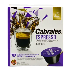 Capsulas Cafe Cabrales Espresso Maquinas Dolce Gusto 14