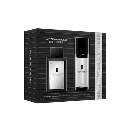 Antonio Banderas Secret Masculino Eau Toilette Plus Deo 24H Spray 100ml 150ml
