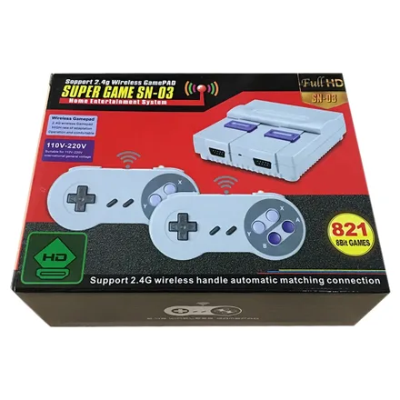 Super Mini Classic Sn 03 821 Jogos 2 Controles