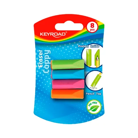 Tapa Para Lápices Con Borrador Keyroad Eraser Cappy Kr970702