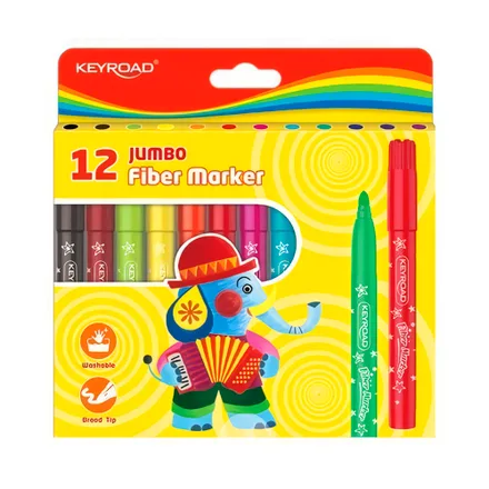 Marcador Keyroad Jumbo Fiber Marker 12