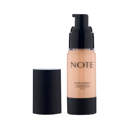 Base Note Detox Protect Foundation 02 Natural Beige 35ml