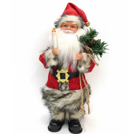 Adorno Navideno Papa Noel JT25 Vela Musica
