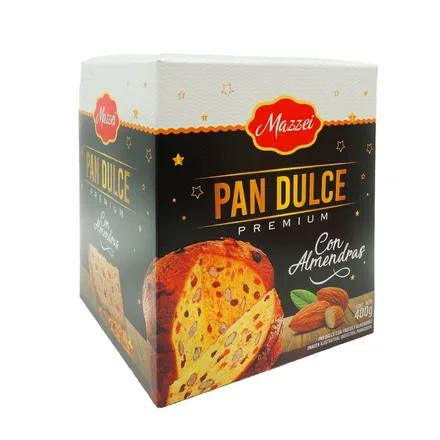 Pan Dulce Mazzei Con Almendras 400g