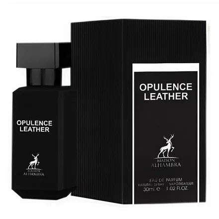 Perfume Maison Alhambra Opulence Leather Eau Parfum Masculino 30ml