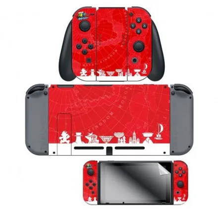 Adesivo Nintendo Switch Mario Odyssey Globetrotter 2 Adesivos