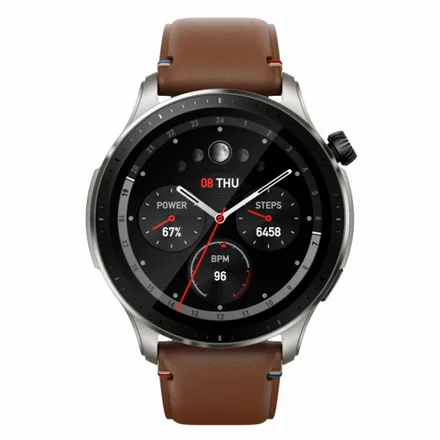 Smartwatch Gtr 4 Vintage Brown Leather