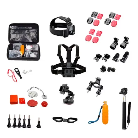 Kit de Acessórios Quanta QTSCA601 para Câmera de Ação