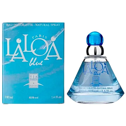 Perfume Via Paris Laloa Blue Edt Femenino 100ml