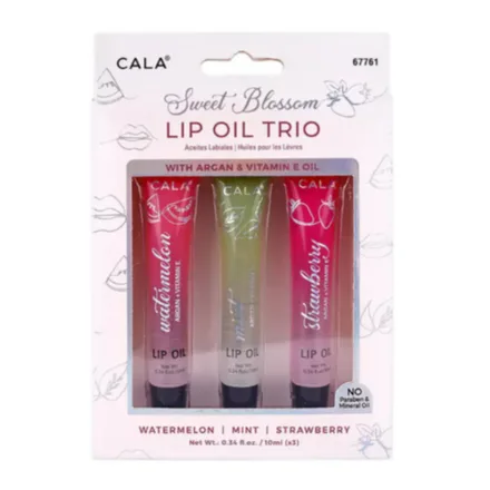 Lapiz Labial Cala Lip Sweet Blossom 3 Piezas