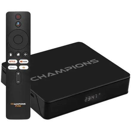 Receptor Fta Champions Fire 4K Ultra Iptv