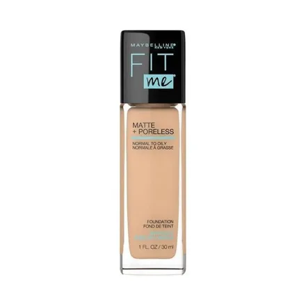Base Maybelline Fit Me Matte Plus Poreless Warm Nude 128GB 30ml