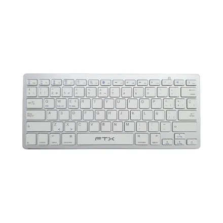 Teclado Ftx Ftxb1000 Wireless Silver