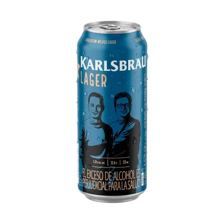 Cerveza Karlsbrau Lager Lata 500ml