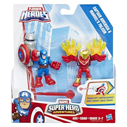 Boneco Hasbro C2039 Sha Captain America And Marvels Falcon