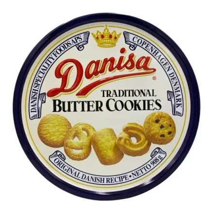 Biscoito Amanteigado Danisa Tradicional Lata 908g