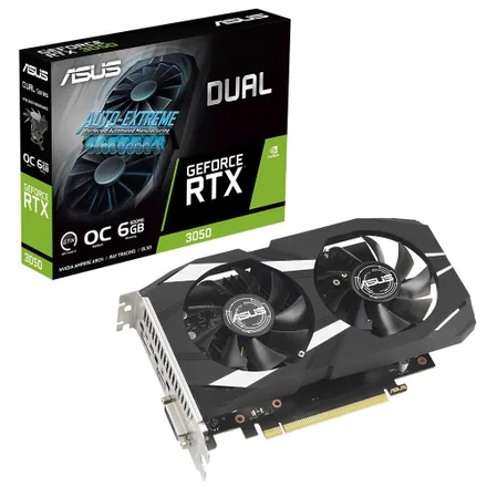 Placa De Video Asus Greforce RTX3050 Dual Extreme 6GB GDDRG OC