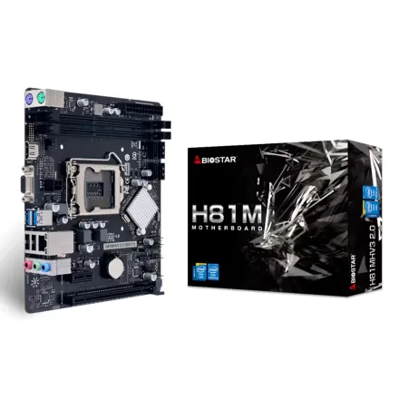 Placa Mae Biostar Socket Lga 1150 Chipset H81 Atx