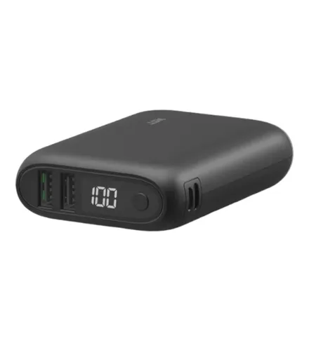 POWER BANK WST WP942C 10000MAH 22.5W CARREGADOR SIMUL PRETO