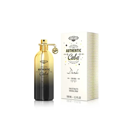 Cuba Authentic Dark Men Eau Toilette 100ml