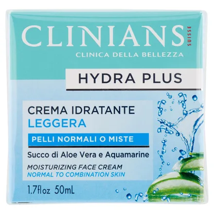 Creme Facial Hidratante Clinians Hydra Plus 50ml