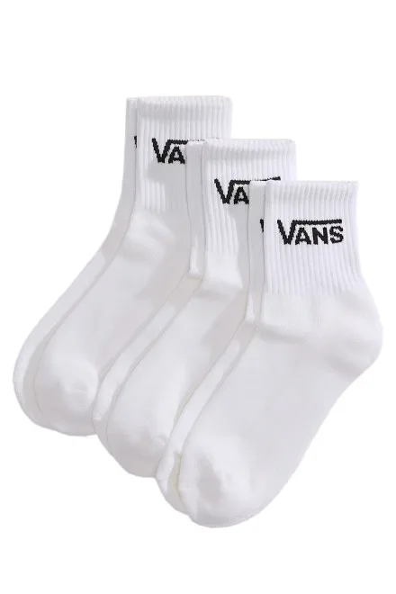 VANS MEDIAS CLASSIC HALF CREW VN000QBWWHT WHITE (T) M