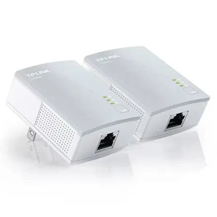 Adaptador de Rede TP-Link TL-PA4010KIT Powerline AV600 600Mbps - Branco
