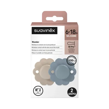 Chupete Fisiologico Wonder Sx Pro 6 18 2 Piezas Suavinex